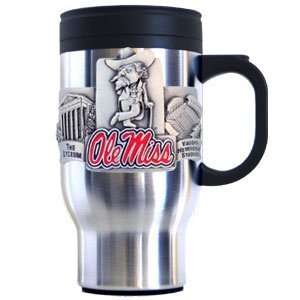  College Travel Mug   Mississippi Rebels