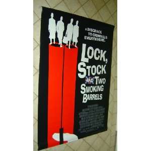  Lock Stock & 2 Smoking Barrels Vinyl Movie Banner 1999 