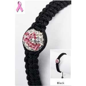 Syms Pink breast cancer awareness Ribbon Symbol Swarovski Crystal 