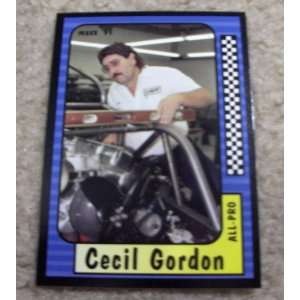 1991 Maxx Cecil Gordon # 213 Nascar Racing Card  Sports 