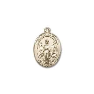  Our Lady of Knock Medium 14kt Gold Rosary Center Jewelry