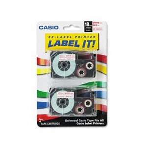  Casio Tape Cassettes for EZ Label Kl100/780/7200/8100/c500 