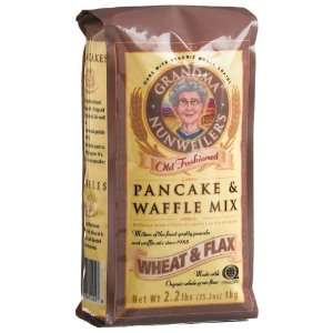 Grandma Nunweilers Wheat & Flax Pancake & Waffle Mix / 3 BAGS  