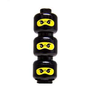   Head Pack (Black)   miniBIGS Custom Minifigure Pieces Toys & Games