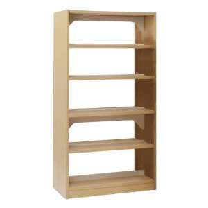  Double Sided Wood Shelving Starter Unit 37 W x 24 D x 72 H 