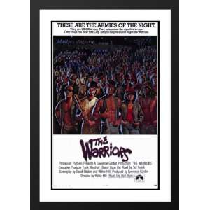  The Warriors Framed and Double Matted 20x26 Movie Poster 
