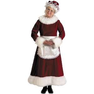   Party By Halco Mrs. Claus Dress Adult Plus Costume / Red   Size Plus