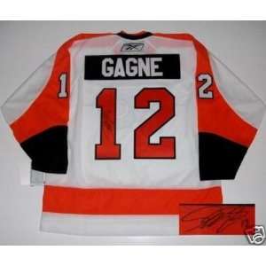 Simon Gagne Autographed Uniform   Philly Flyers Winter Classic  