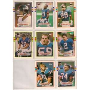   Giants 1989 Topps Traded Football Team Set (Dave Meggett) Sports