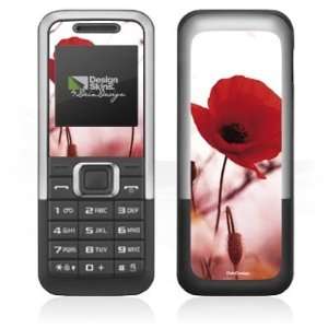  Design Skins for Samsung E1120   Red Flowers Design Folie 