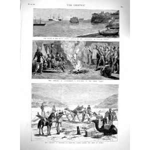   1879 Afghanistan Bacchante Ship Madiera Pishin Indus