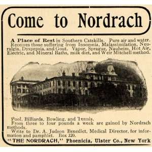   Ad Nordrach Heath Resort Lodge Phoenicia New York   Original Print Ad