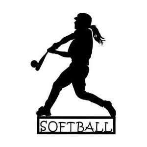   Die Cuts Softball Girl SDC 1521; 6 Items/Order Arts, Crafts & Sewing