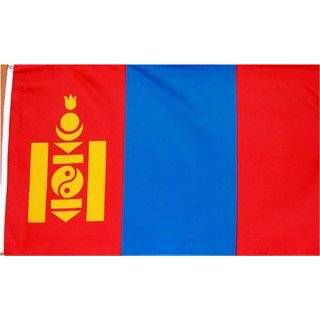  Mongolia Flag Polyester 3 ft. x 5 ft. Patio, Lawn 