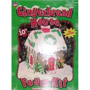  Gingerbread House Foam Kit