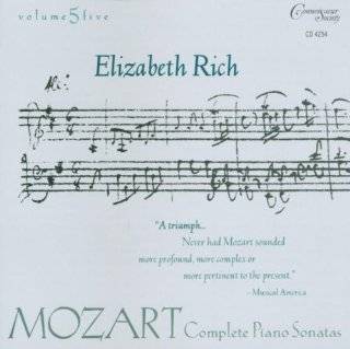 17. Mozart Complete Piano Sonatas, Vol. 5 by Elizabeth Rich