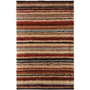  Surya Concepts Red Rust Stripes Shag Contemporary 710 x 