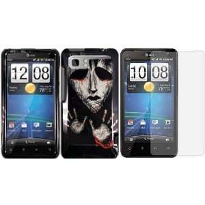  Zombie Hard Case Cover+LCD Screen Protector for HTC Vivid 