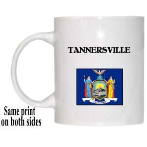  US State Flag   TANNERSVILLE, New York (NY) Mug 