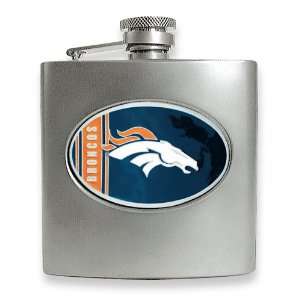  Denver Broncos Stainless Steel Hip Flask