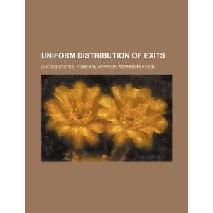  Uniform distribution of exits (9781234468316) United 