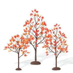   Dept. 56 Accessory Autumn Maple Trees Set/3