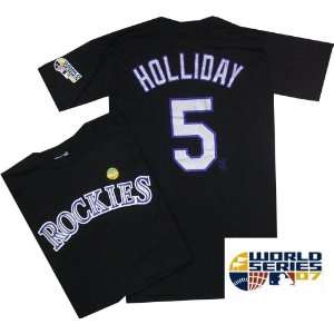  Matt Holliday Colorado Rockies Name and Number Shirt World 