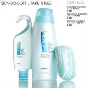  Avon Skin So Soft 3 Piece Bath & Body Set in Herbal 
