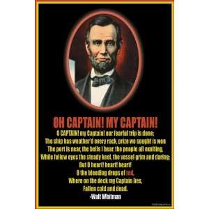  Oh Captain my captain 28x42 Giclee on Canvas