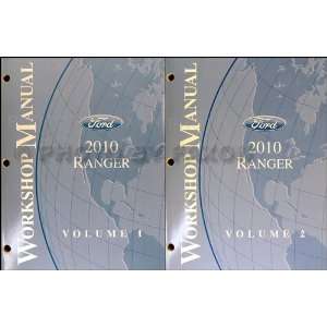  2010 Ford Ranger Repair Shop Manual Original 2 Volume Set 