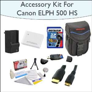  Advanced Accessory Kit With 16GB SDHC High Speed Memory 