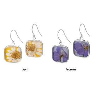  Birth Month Flower Earrings