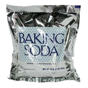 Baking Soda 1 lb. Bag 12/CS  Grocery & Gourmet Food