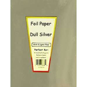  81051 Metallic Foil Paper   10 x 13 Dull Silver Metallic 
