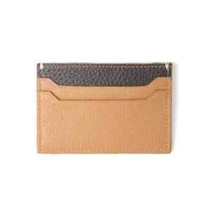 Verona credit card case, Tan/Brown Leather Everything 