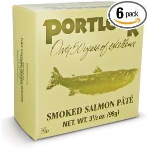 Port Chatham Smoked Salmon Pate, 3.5 Ounce Cans in Cream Boxes (Pack 