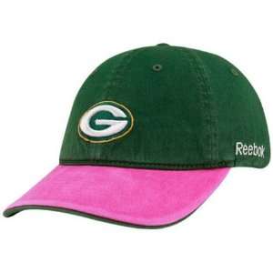 Womens Green Bay Packers Breast Cancer Awareness Coaches Sideline Hat 