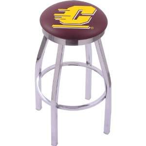  Central Michigan University Steel Stool with Flat Ring 