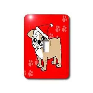 Janna Salak Designs Dogs   Cute Bulldog Fawn and White Coat   Cartoon 