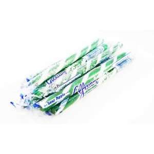 Sour Apple Green & White Old Fashioned Hard Candy Sticks 10 Count 