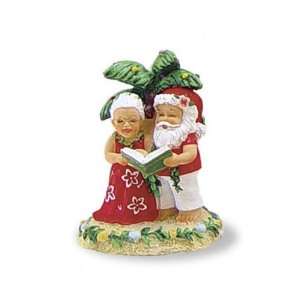   Christmas Ornament with Singing Santa & Mrs. Claus