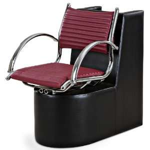  Powell Burgundy Dryer Chair Beauty
