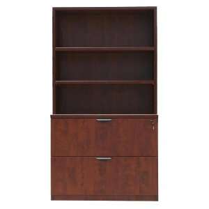    Sinclair 2 Drawer Lateral File with Open Hutch