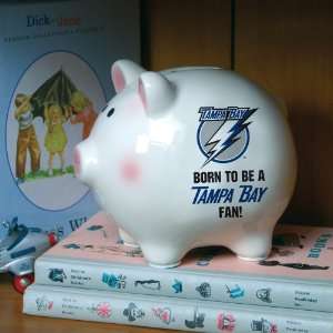  Pack of 3 NHL Born To Be A Tampa Bay Fan Piggy Banks 