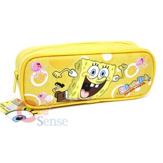 Nick SpongeBob Pencil Case / Cosmetic Bag Yellow Cavas  