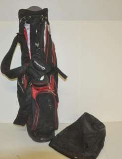 TaylorMade 7 Way Top Red Black Golf Stand Bag  