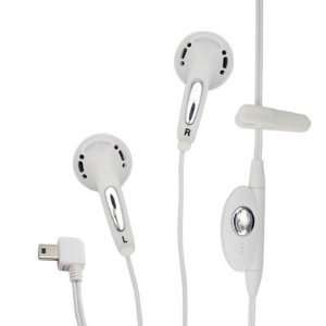  Mini USB Headsets White for Motorola KRZR K1, K1m/ L2/ L6 