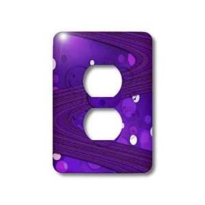 Beverly Turner Heart Design   Purple Heart and Dots   Light Switch 