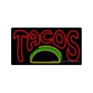  Tacos Outdoor LED Sign 20 x 37