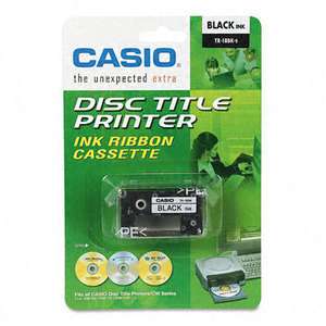 Casio TR 18BK Black Ribbon Cassettes for CW 50/ 75/ 100  